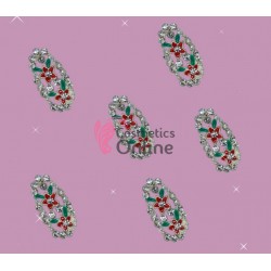 Decoratiuni 3D Metalice 062 Argintii Full Tips 